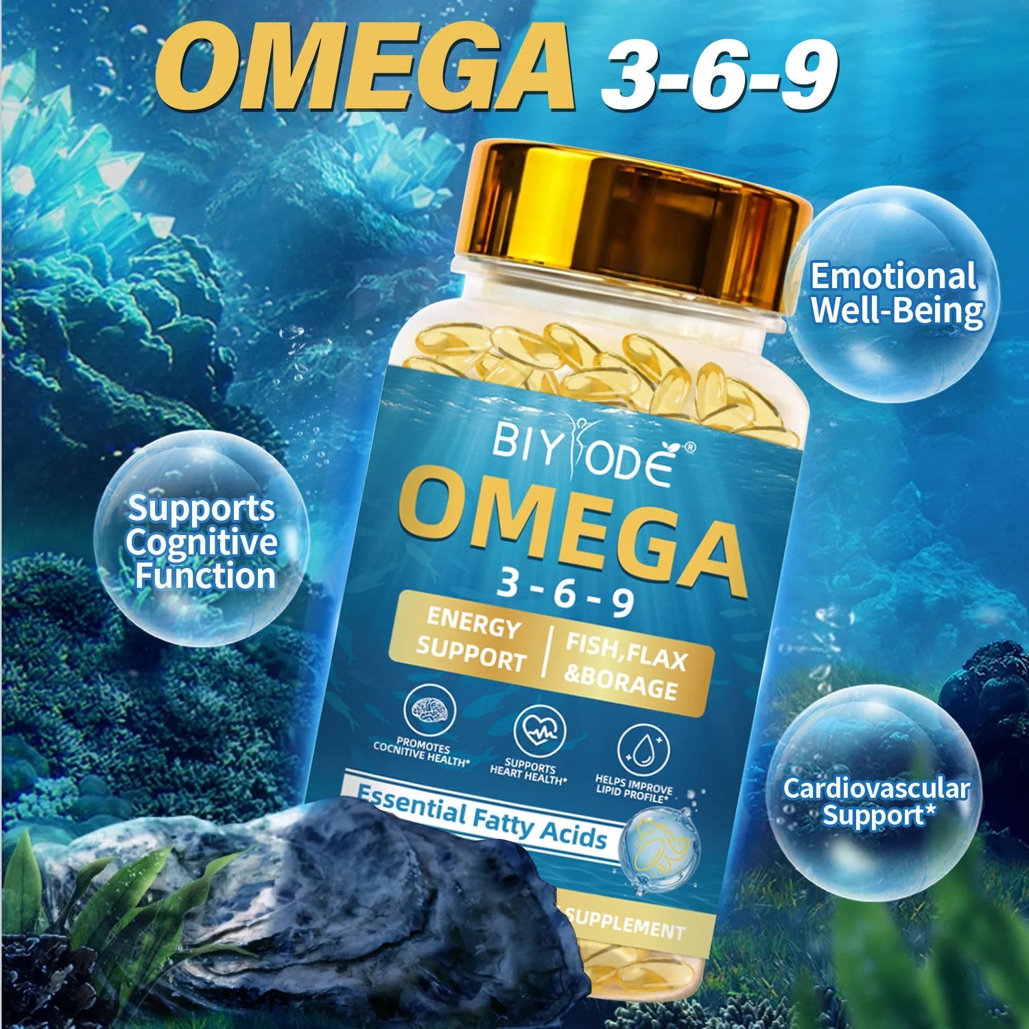 PureOmega Lemon Fish Oil Softgels