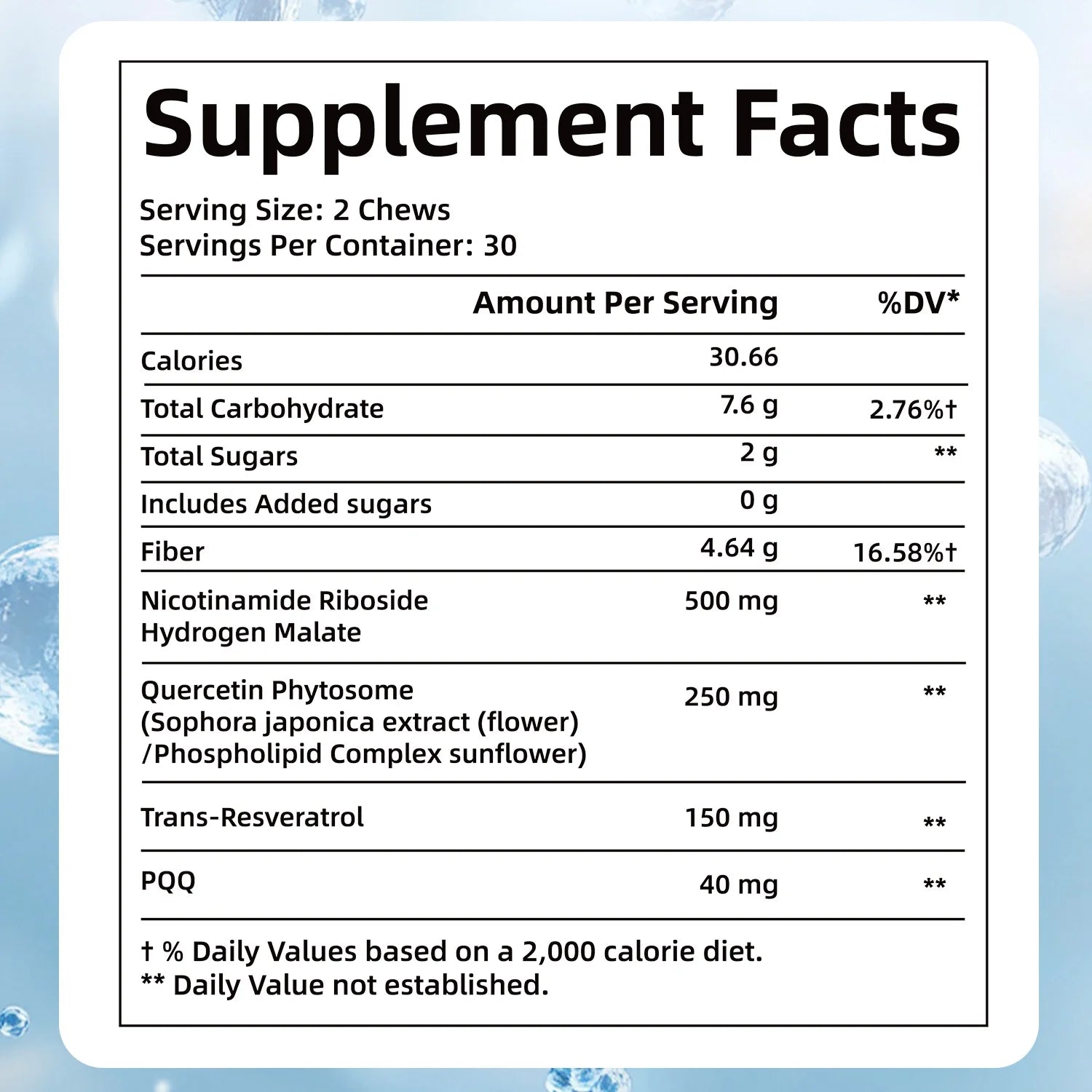 Everyday NAD Energy Chews