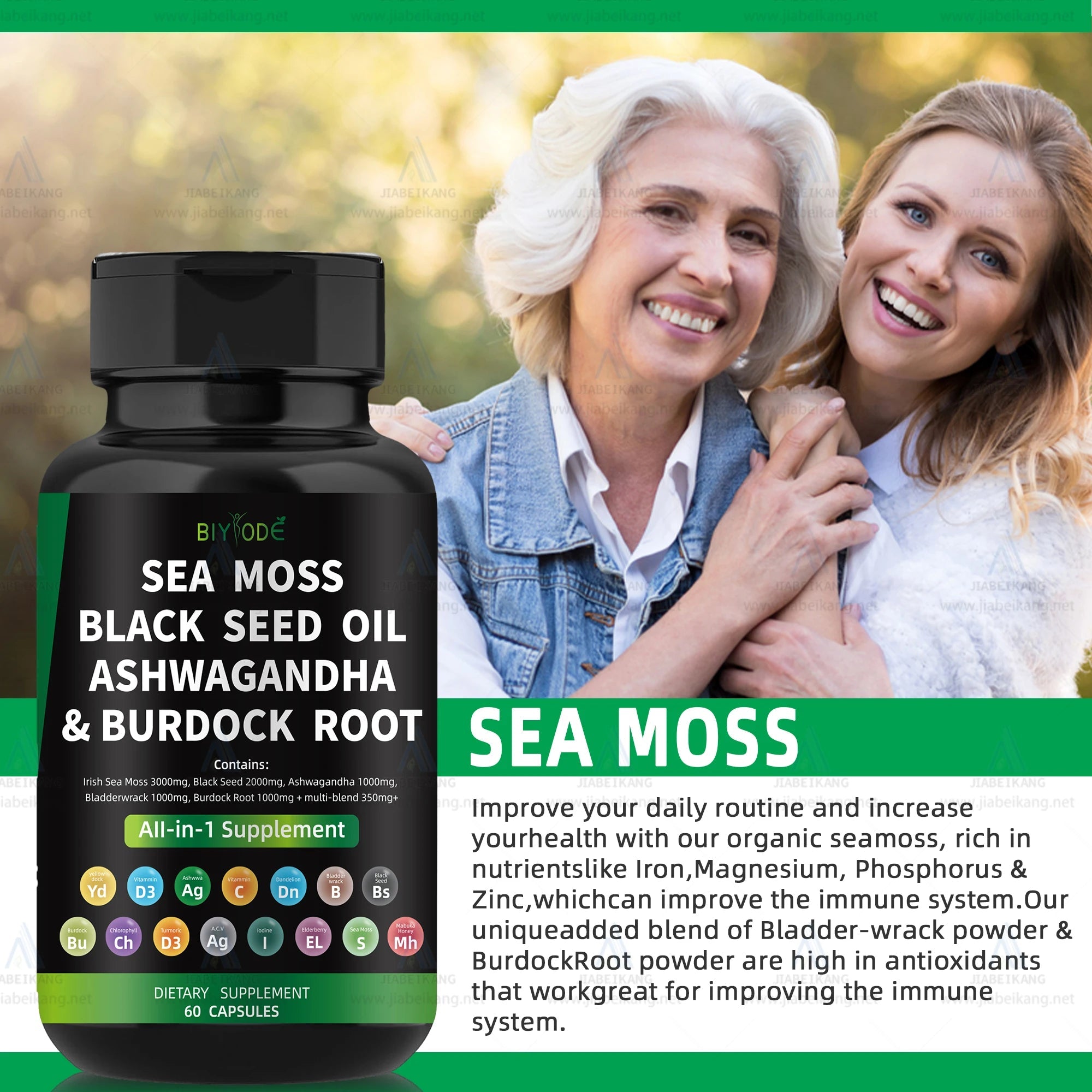 Sea Moss Vitality Fusion Capsules