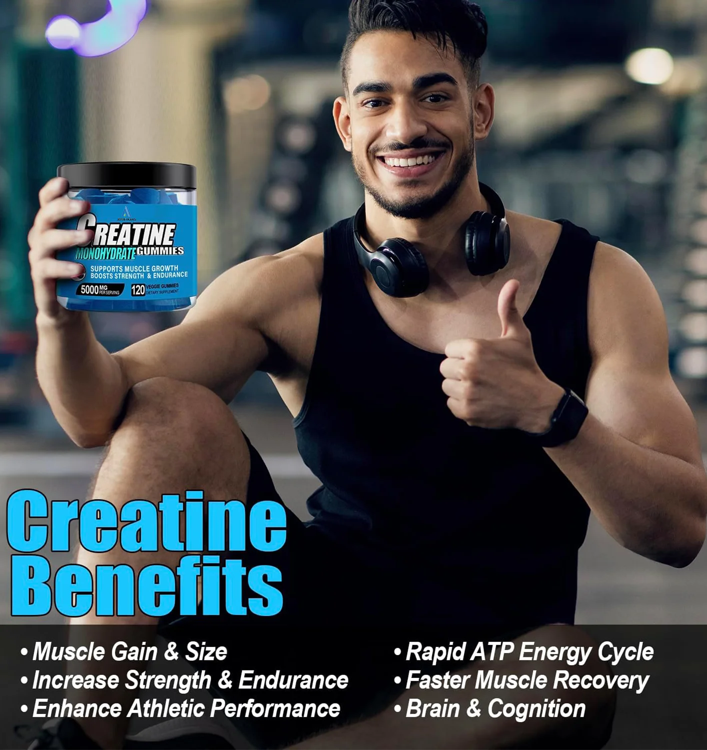 PowerGum Creatine Muscle Recovery Boost