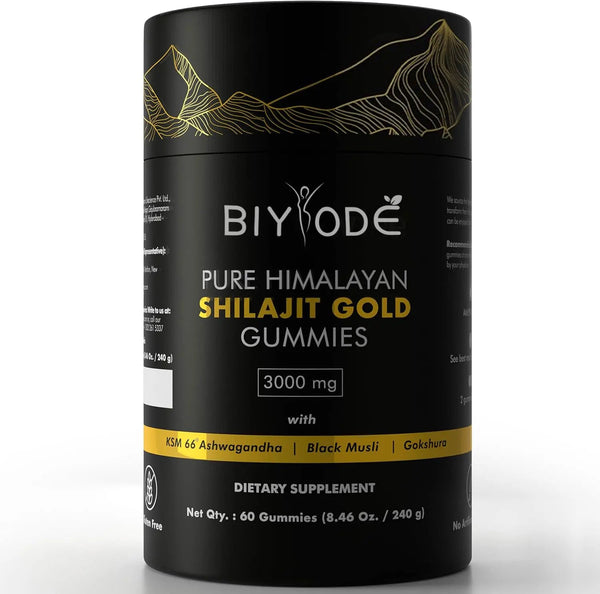 Gold Shilajit Vitality Boost Gummies