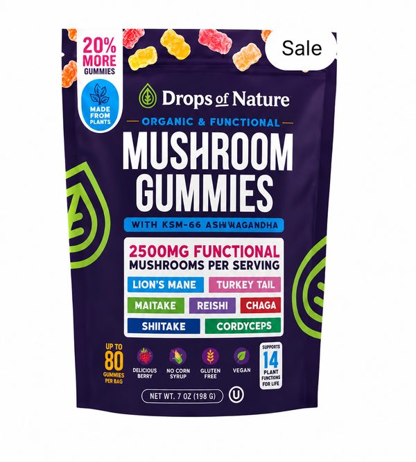 Daily Focus Mushroom Energy Gummies